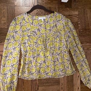 Intermix Long Sleeve Floral Blouse